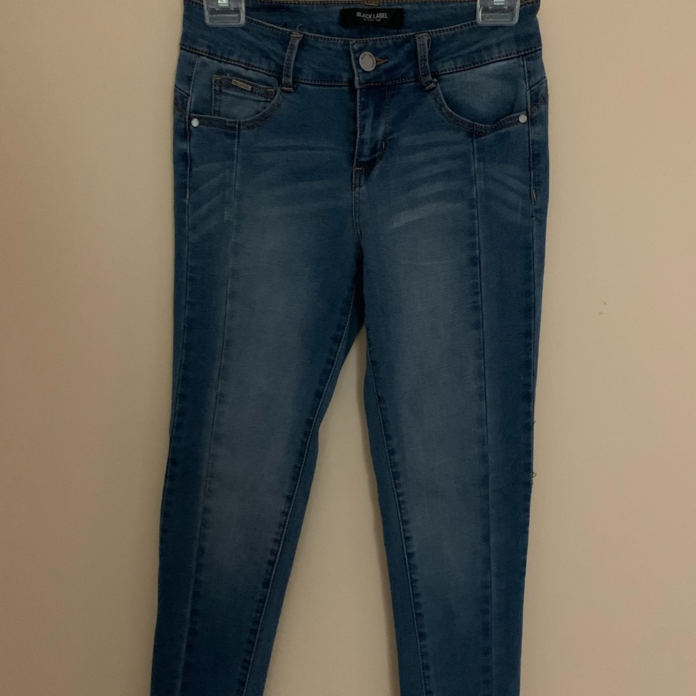 Black Label Mid-rise Skinny Jeans